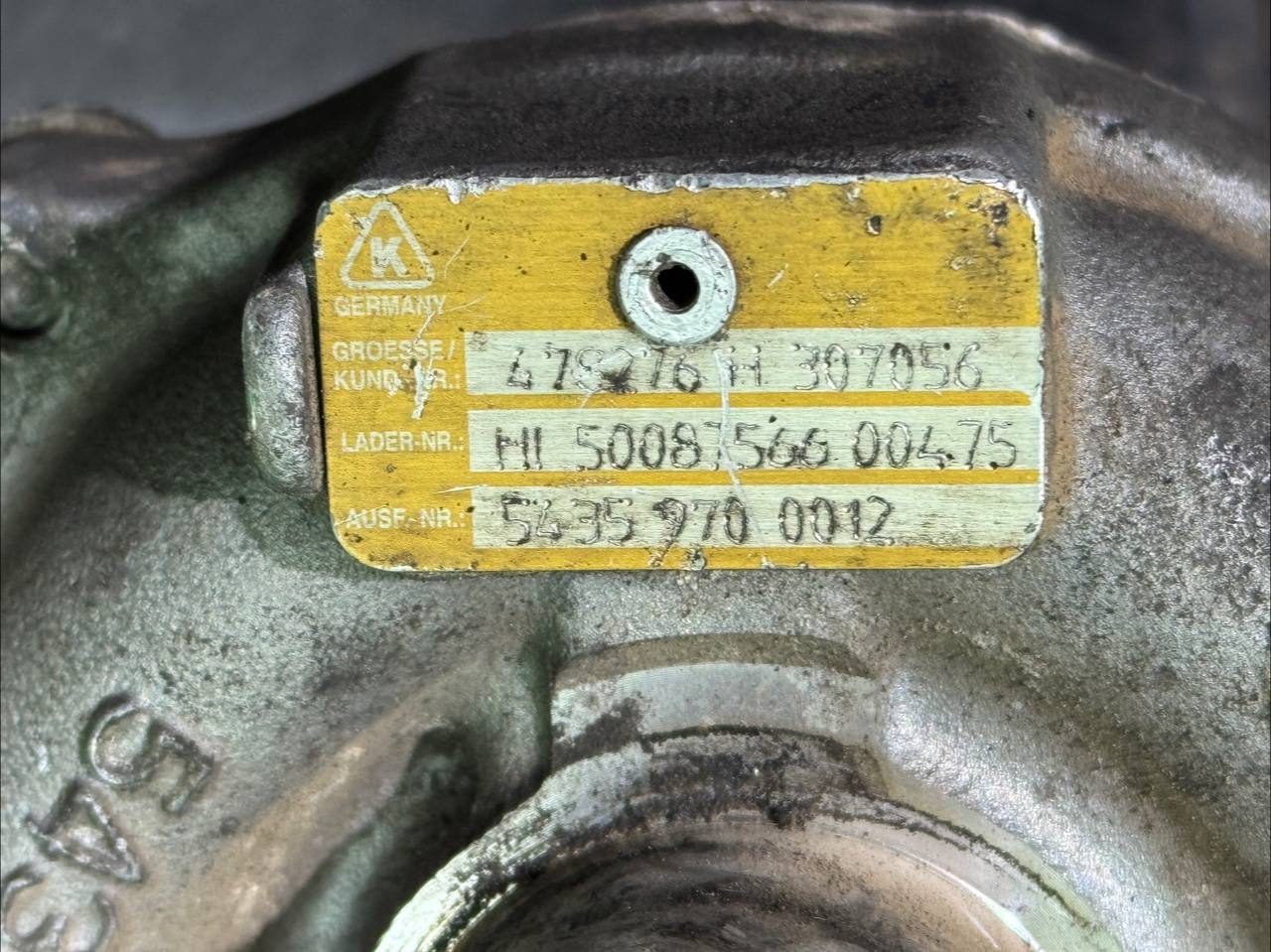 (688) Турбина Renault Megane II 2005 1,5 DCi 54391015082 - фото2