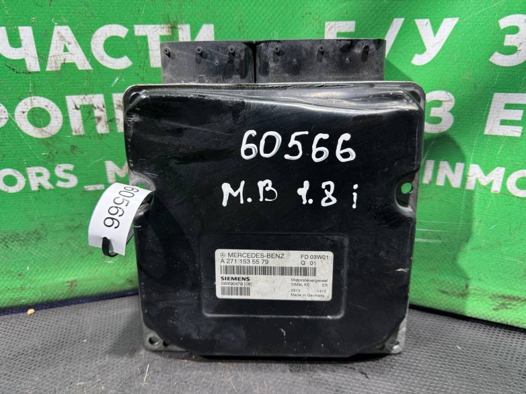 (60566) Блок управления двигателем Mercedes C W203 2003 1,8 i A2711535579, FD03W01 - фото1 (60566) Блок управления двигателем Mercedes C W203 2003 1,8 i A2711535579, FD03W01 - фото1