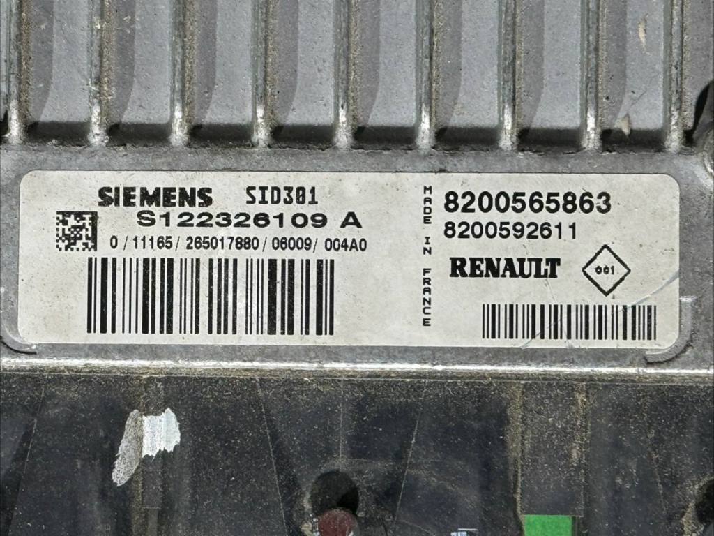 (55345) Блок управления двигателем Renault Megane II 2006 1,5 DCi 8200565863, S122326109 - фото2