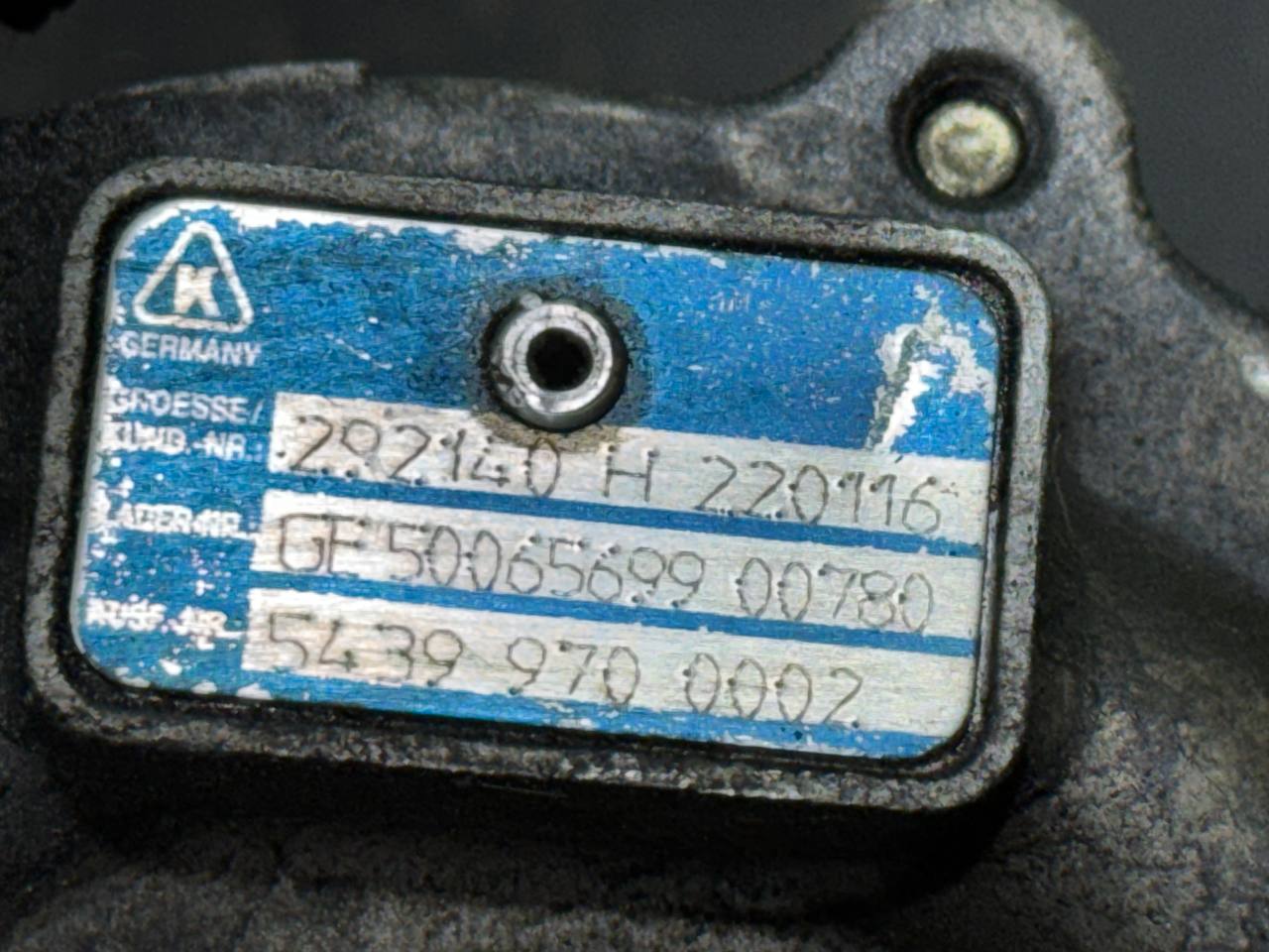 (1250) Турбина Renault Scenic 2004 1,5 DCi 54399700002 - фото2