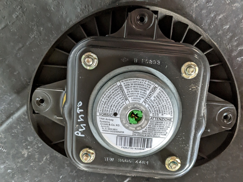 (12992) Подушка безопасности водителя Fiat Punto II 2003 фото-2 (12992) Подушка безопасности водителя Fiat Punto II 2003 фото-2