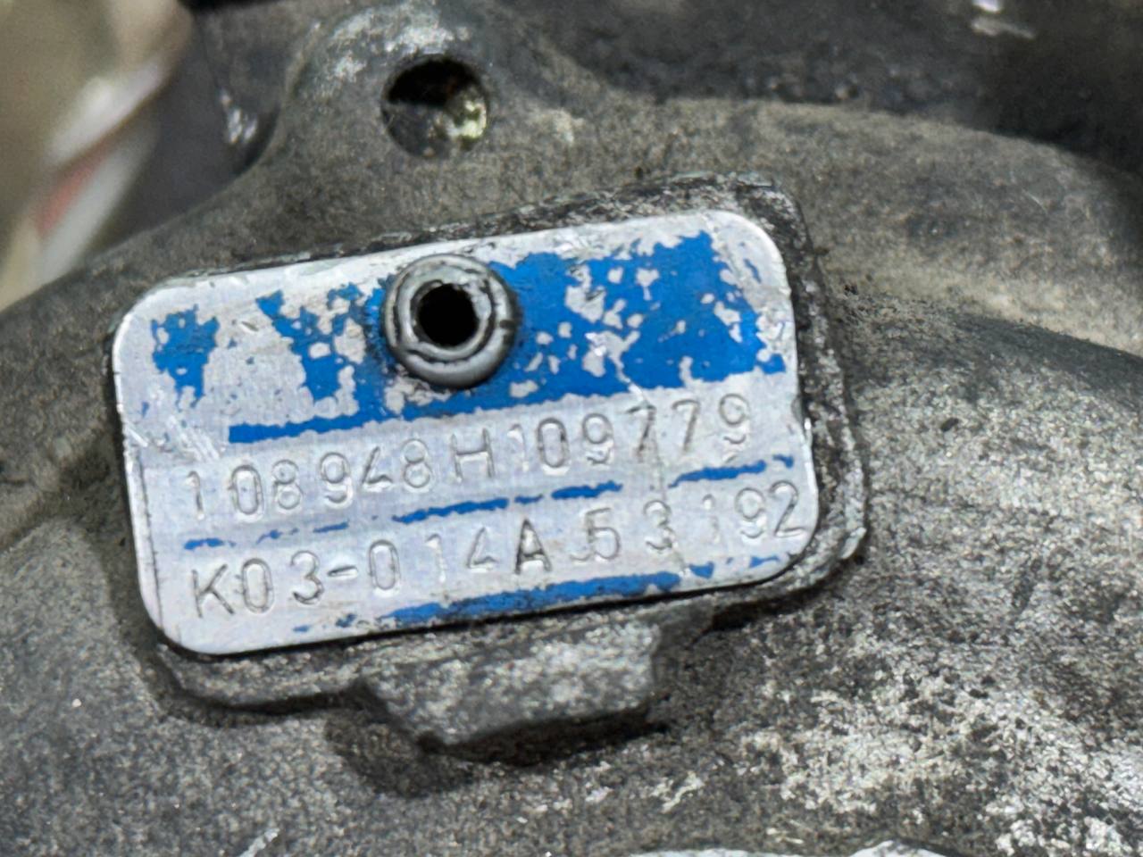 (432) Турбина Renault Laguna I 1999 1,9 DTi 108948H109779 - фото2