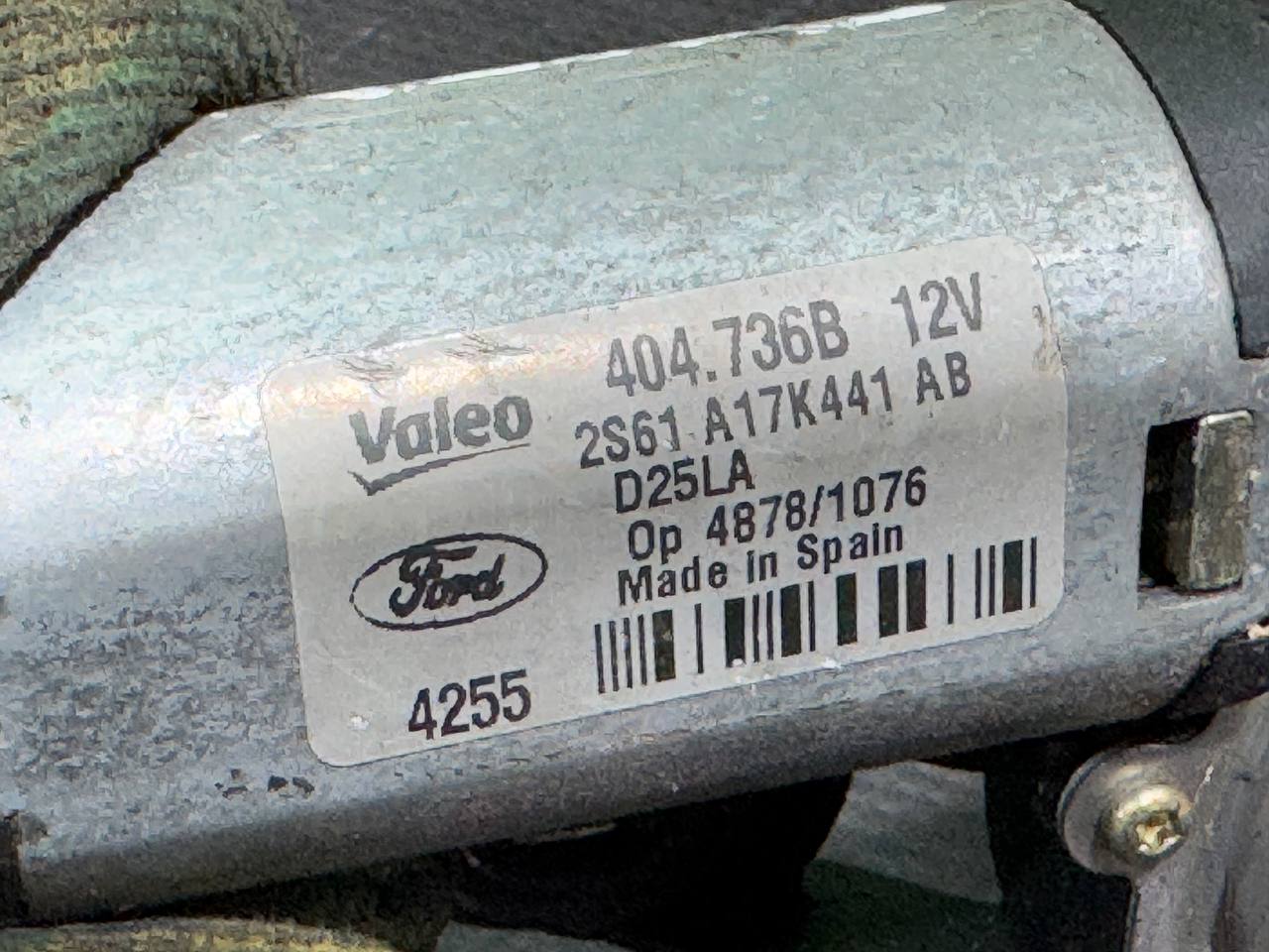 (44232) Моторчик заднего стеклоочистителя (дворника) Ford Fiesta 2005 404736B фото-3 (44232) Моторчик заднего стеклоочистителя (дворника) Ford Fiesta 2005 404736B фото-3
