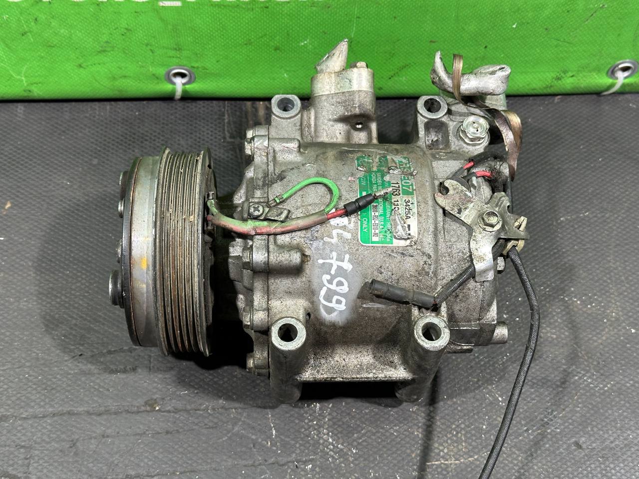 (34799) Компрессор кондиционера Honda Civic 2001 1,4 i 38800rsje010m2 - фото2