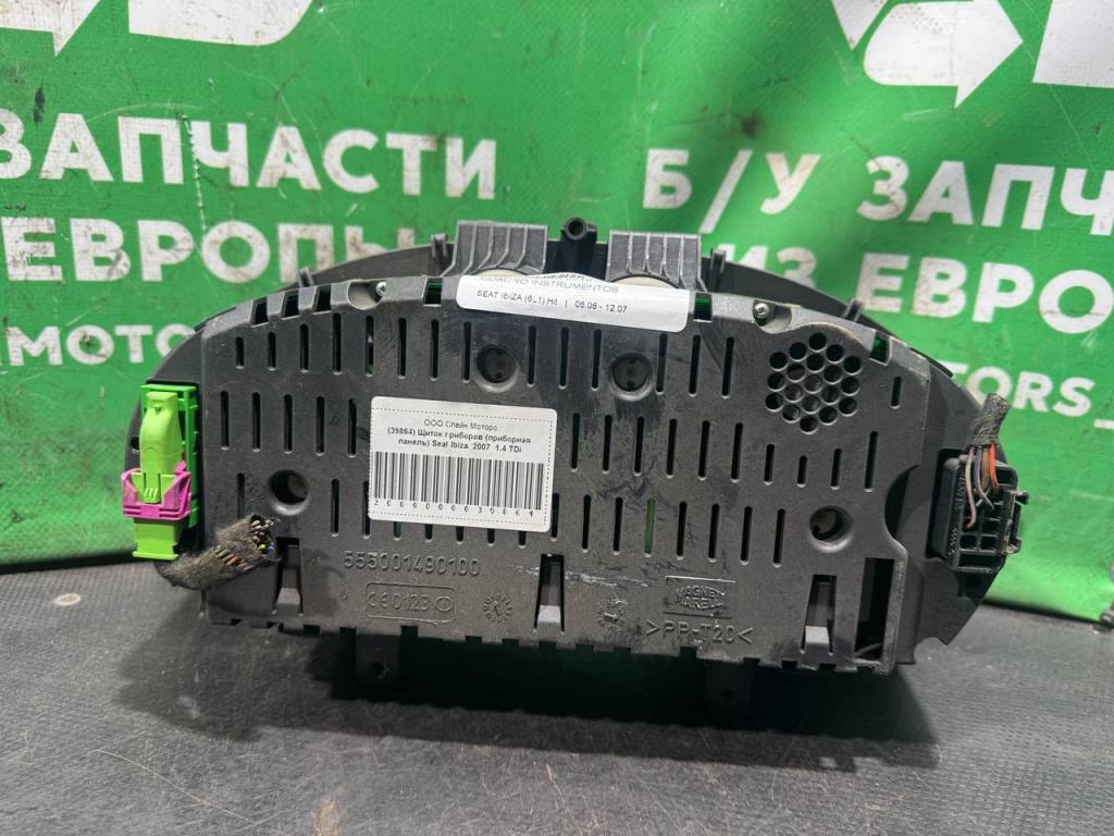 (39864) Щиток приборов (приборная панель) Seat Ibiza 2007 1,4 TDi 6L0920803A - фото2