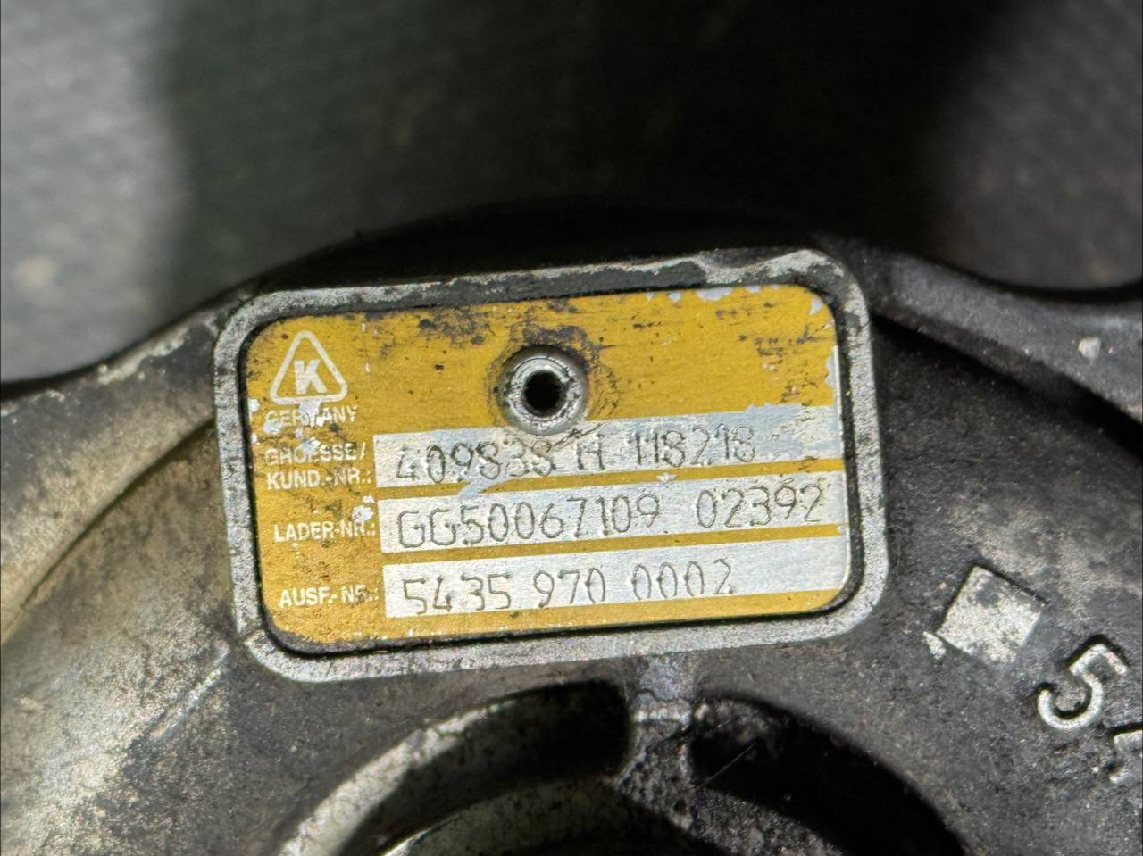 (919) Турбина Renault Megane II 2004 1,5 DCi 409838H118218 - фото2