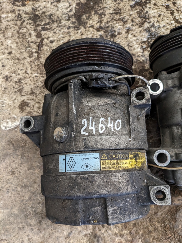 (24640) Компрессор кондиционера Renault Scenic 2000 1,9 DCi 7700105765 - фото1 (24640) Компрессор кондиционера Renault Scenic 2000 1,9 DCi 7700105765 - фото1