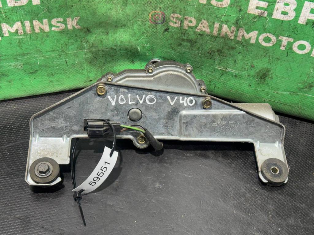 (59551) Моторчик заднего стеклоочистителя (дворника) Volvo V40 2000 0390201529 - фото2