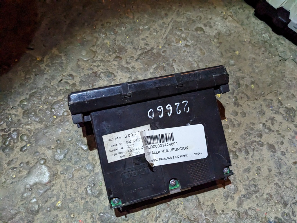 (22660) Дисплей Volvo V50 2006 30775261 - фото1 (22660) Дисплей Volvo V50 2006 30775261 - фото1