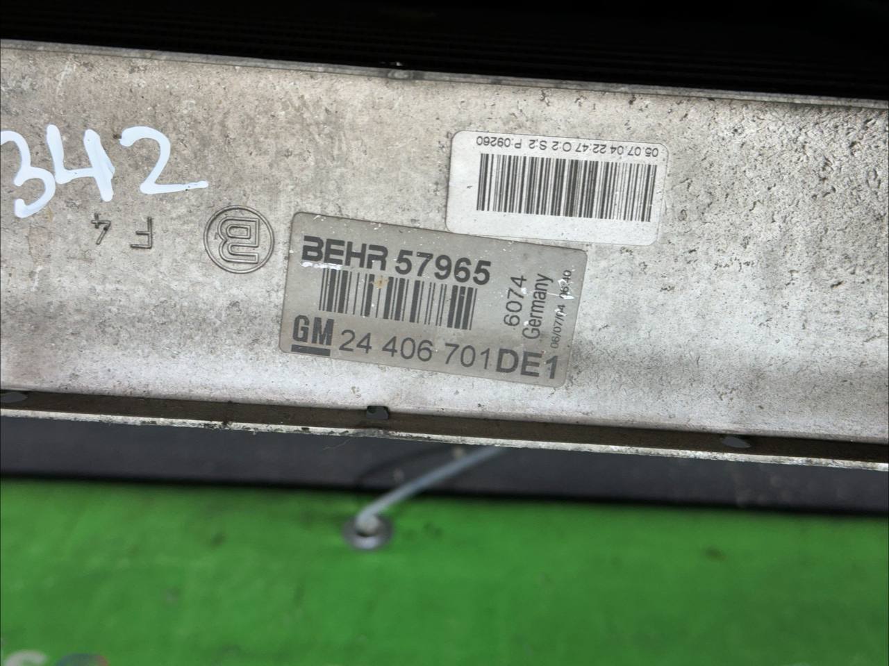 (43342) Интеркулер Opel Zafira A 2002 2 DTi 24406701 фото-3