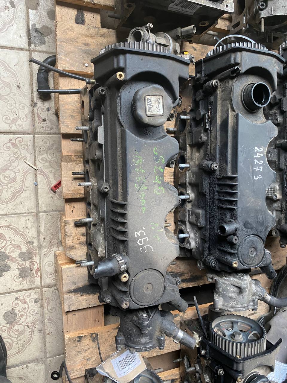 (993) Головка блока цилиндров Fiat Doblo 2001 1,9 JTD (993) Головка блока цилиндров Fiat Doblo 2001 1,9 JTD