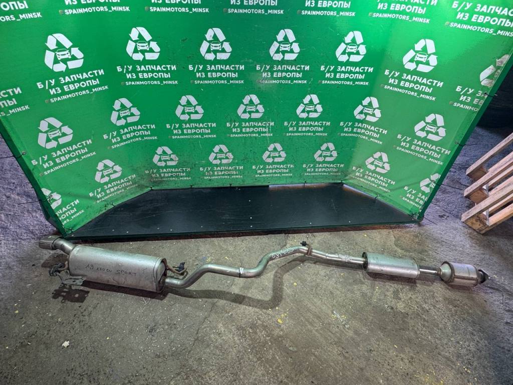 (62342) Глушитель Fiat Punto 2007 1,9 JTD 55188498, FKJ595, FMBD08 - фото1